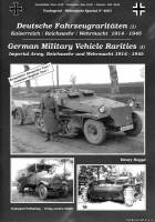 Tankograd Wehrmacht Special 4001 - German Military Vehicle Rarities (1): Imperial Army, Reichswehr and Wehrmacht 1914-1945